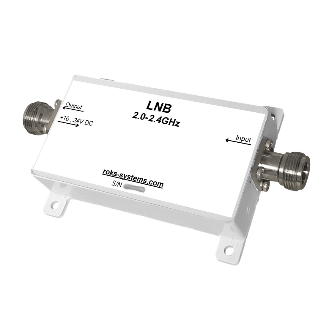 S-band LNB 2.0-2.4 GHz N/F/SMA i/o