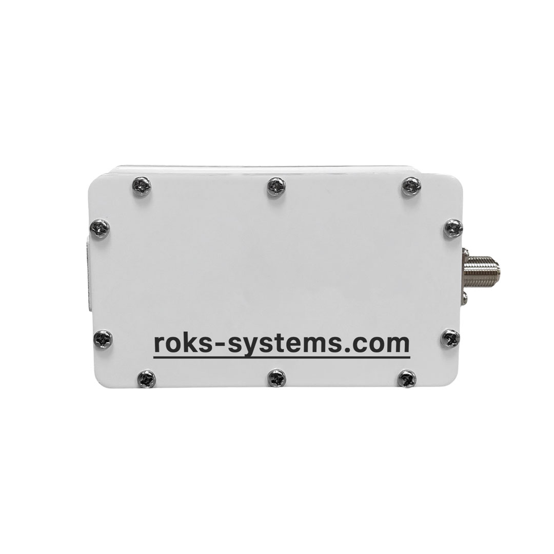High-performance Ka-band LNB with 18.25 GHz LO, WR-42 flange, and low-noise circuitry for weak signal enhancement.