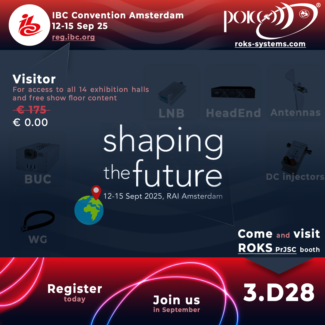 ROKS PrJSC at IBC 2025 Exhibition