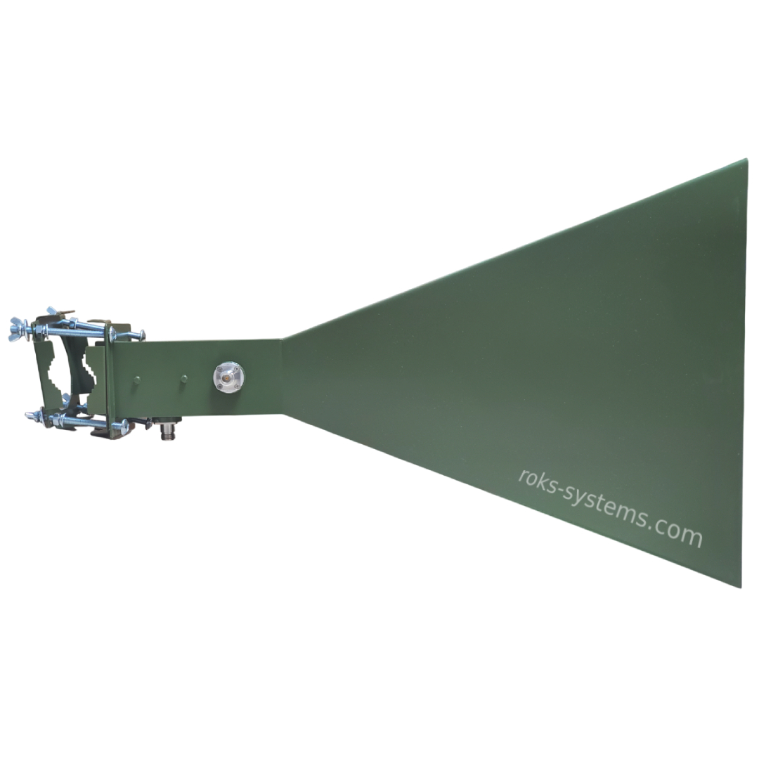 S-Band Wi-Fi Horn Antenna 2.05-2.65 GHz, 17.0 dB, Dual LHCP + RHCP Circular Polarization, 2×N-Female, 50 Ohm