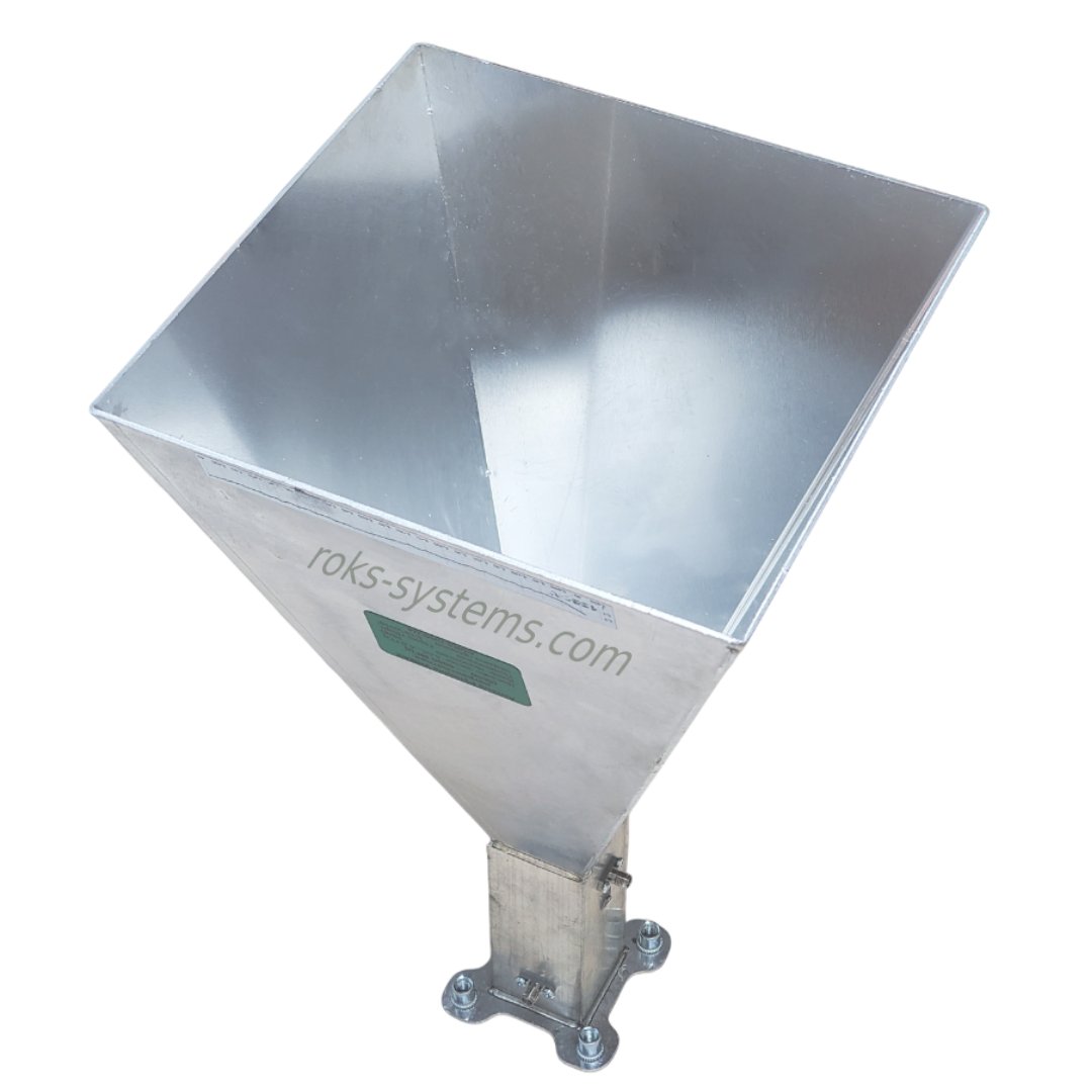 5050-6000 MHz dual-polarized horn antenna 20 dBi, 5.05-6.0 GHz, 2×SMA, 50 Ohm, VSWR≤1.5, 20°×20°, 224×224×405 mm, 1.2 kg