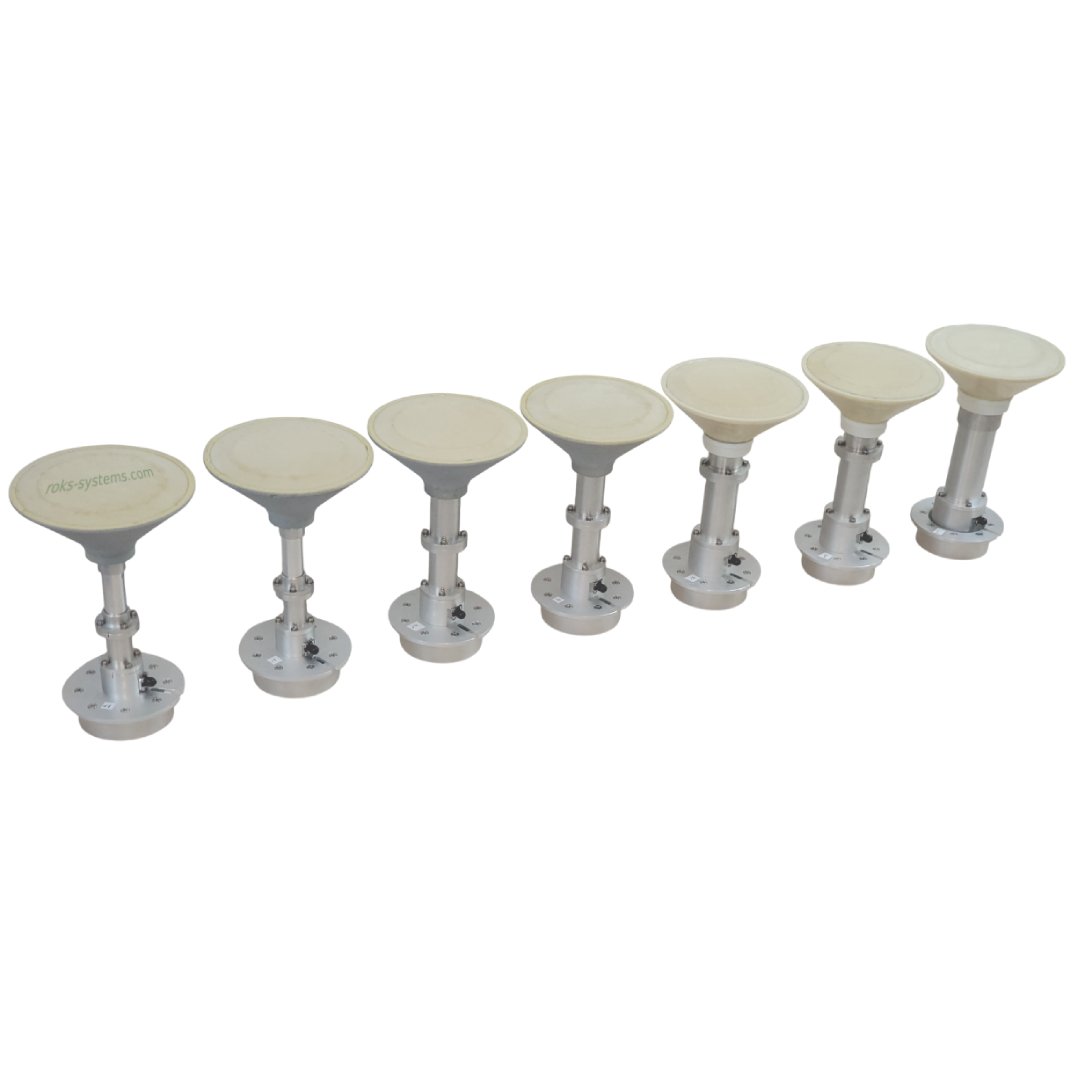 Directed antenna 0.9 m 2-15.5 GHz, RHCP/LHCP circular polarization, single- or dual-reflector