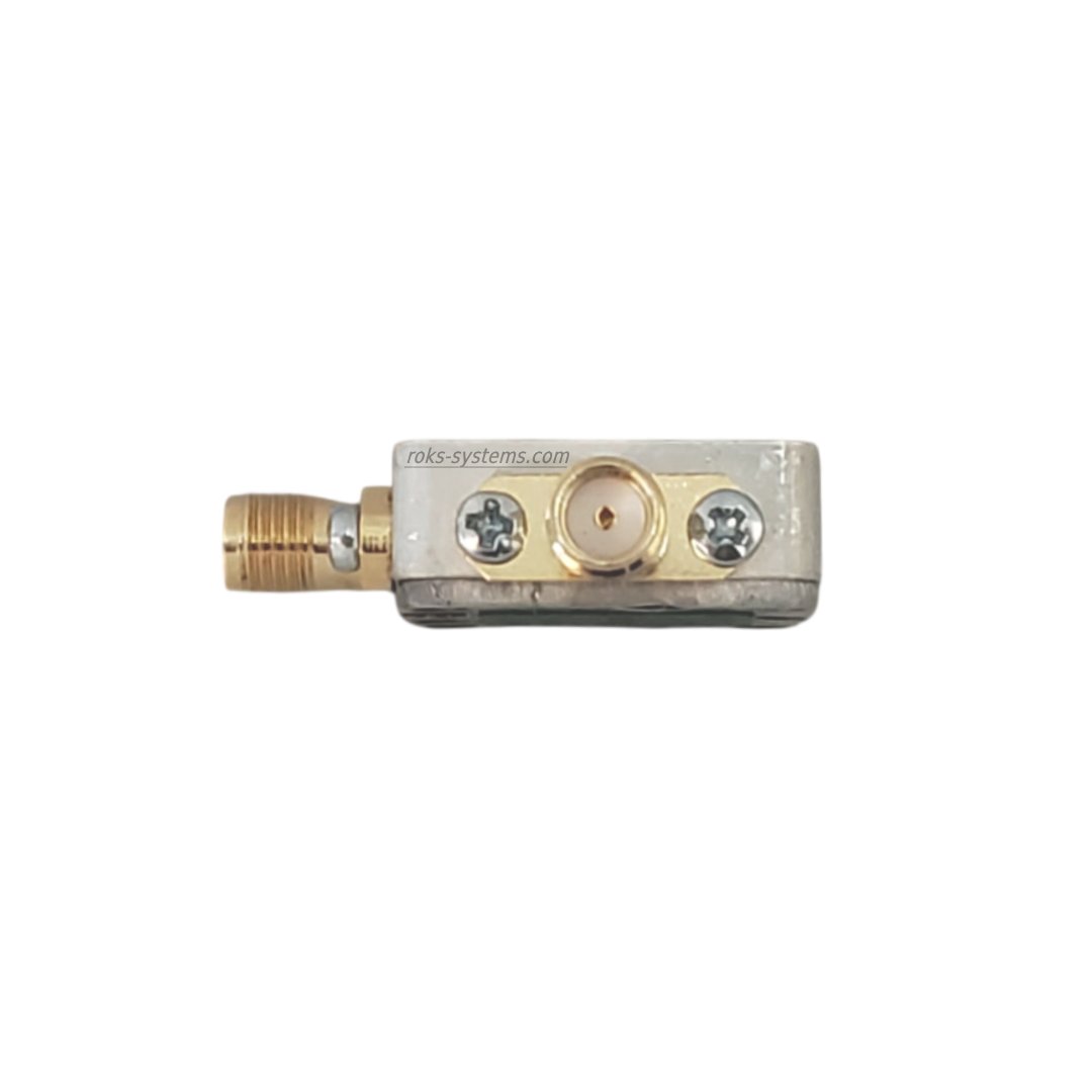 Wi-Fi 2-band diplexer module 2400-2483.5 & 5150-5950 MHz, SMA 1+2 (COM+2), 50 Ohm, 10 W, IL≤0.8 dB, isolation ≥20 dB, VSWR≤1.5, 30×20×6.52 mm