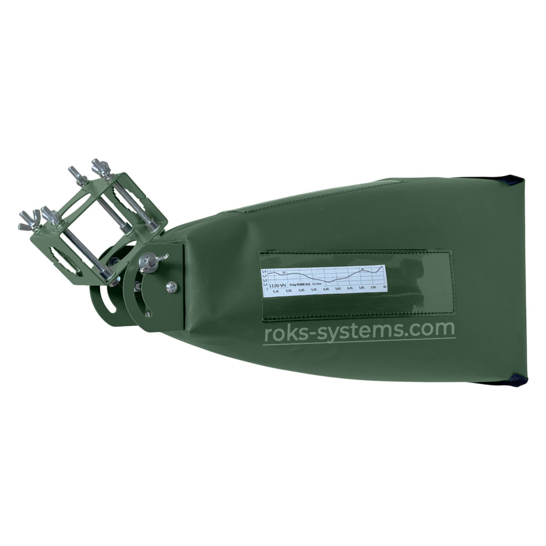 Horn WiMAX Repeater Antenna 5.05-6.0 GHz, 20 dBi, Horizontal + Vertical Polarization, 2×N-Female, 50 Ohm, Protective Cover + Mount