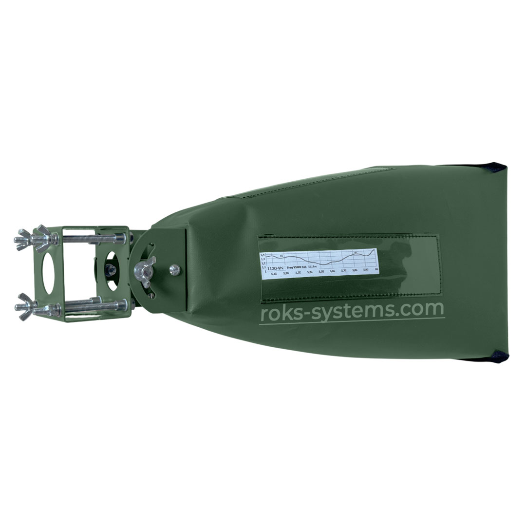 Horn WiMAX Repeater Antenna 5.05-6.0 GHz, 20 dBi, Horizontal + Vertical Polarization, 2×SMA, 50 Ohm, Protective Cover + Mount