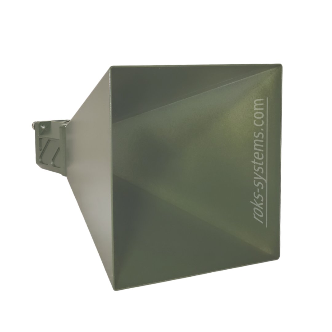 4.8-5.9 GHz horn antenna 18 dBi RHCP SMA-Female 50 Ohm VSWR 1.5 12°×12° UAV FPV directional