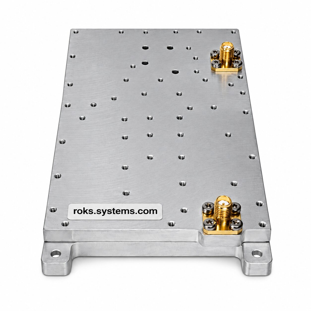 TCKu2W full-duplex SATCOM RF unit, Ku-band Tx Rx transceiver, 2 W P1dB, 0-66 dB gain, 25 MHz reference, linear orthogonal polarization